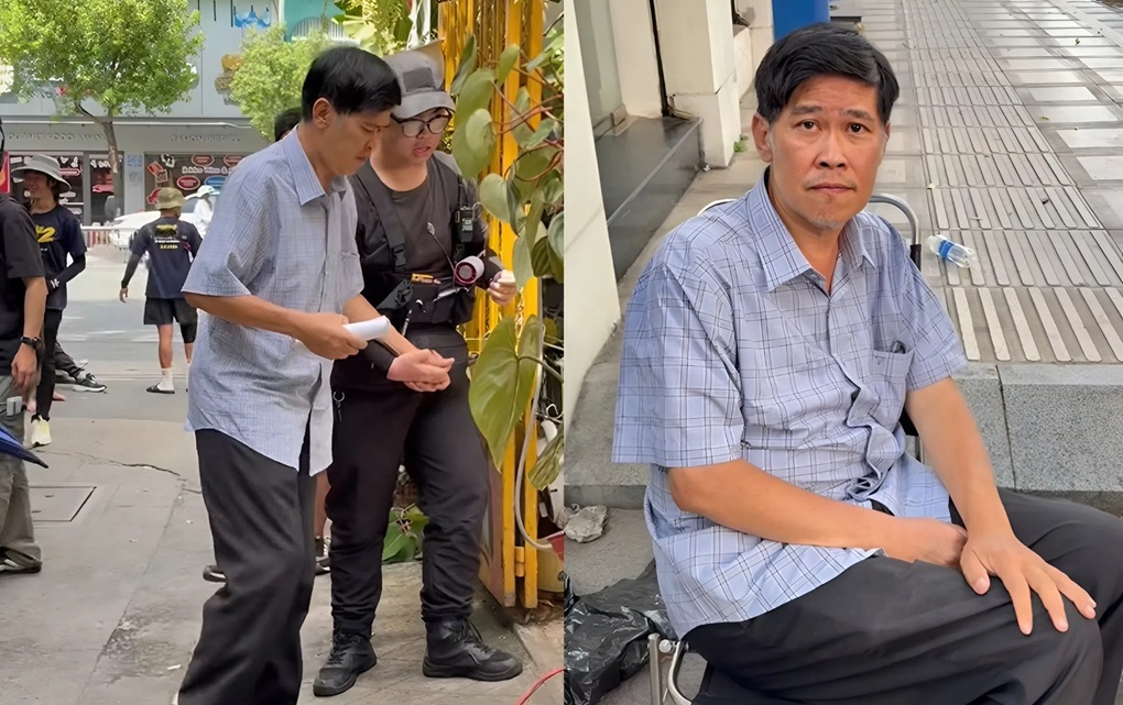 Phước Sang di chuyển khó khăn sau bệnh tật