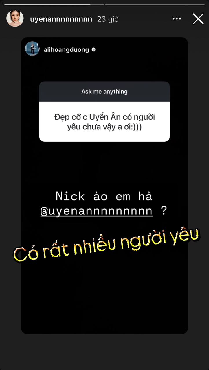 Uyển Ân và tin đồn tình cảm với Song Luân