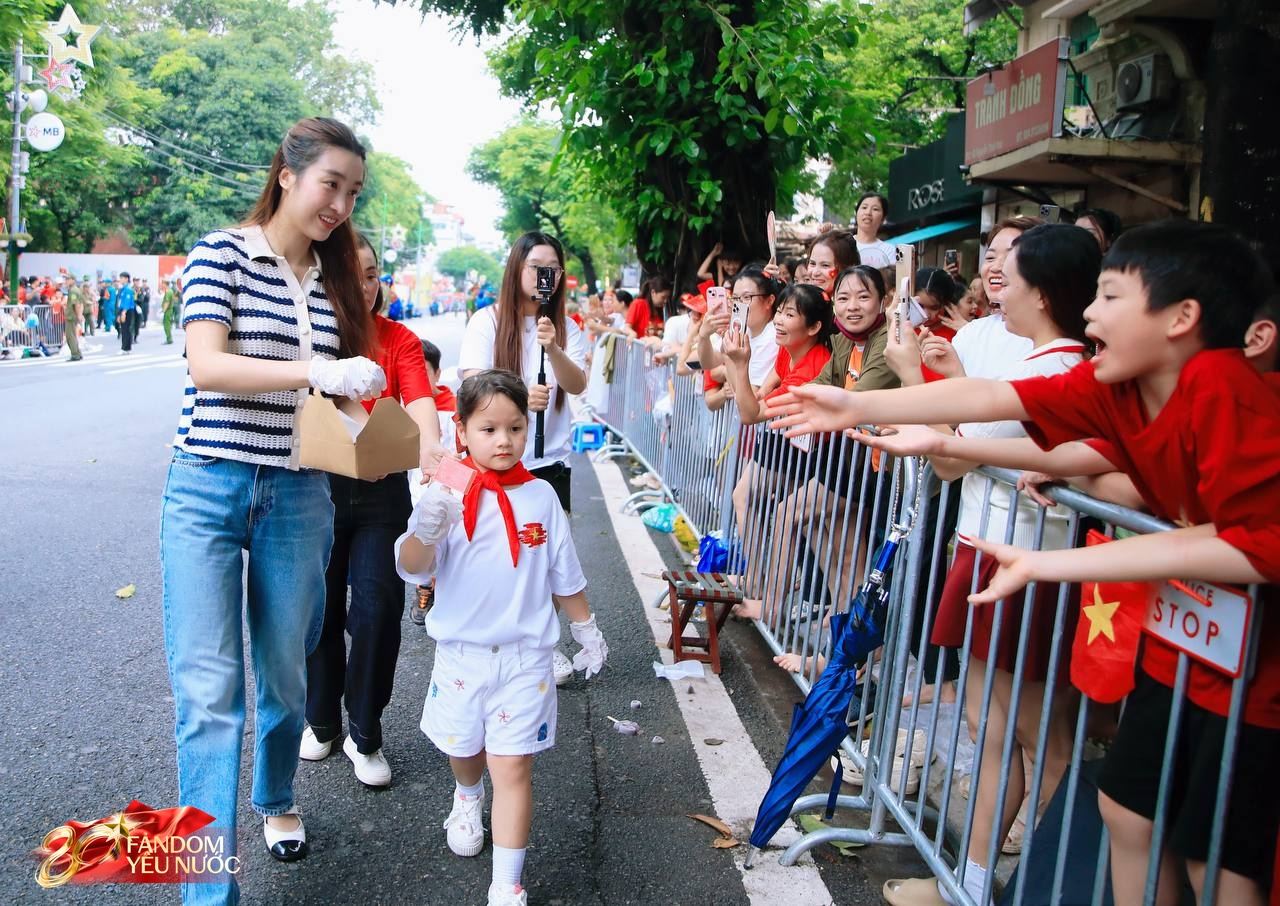 Hình ảnh Hoa hậu Đỗ Mỹ Linh với thân hình tăng cân