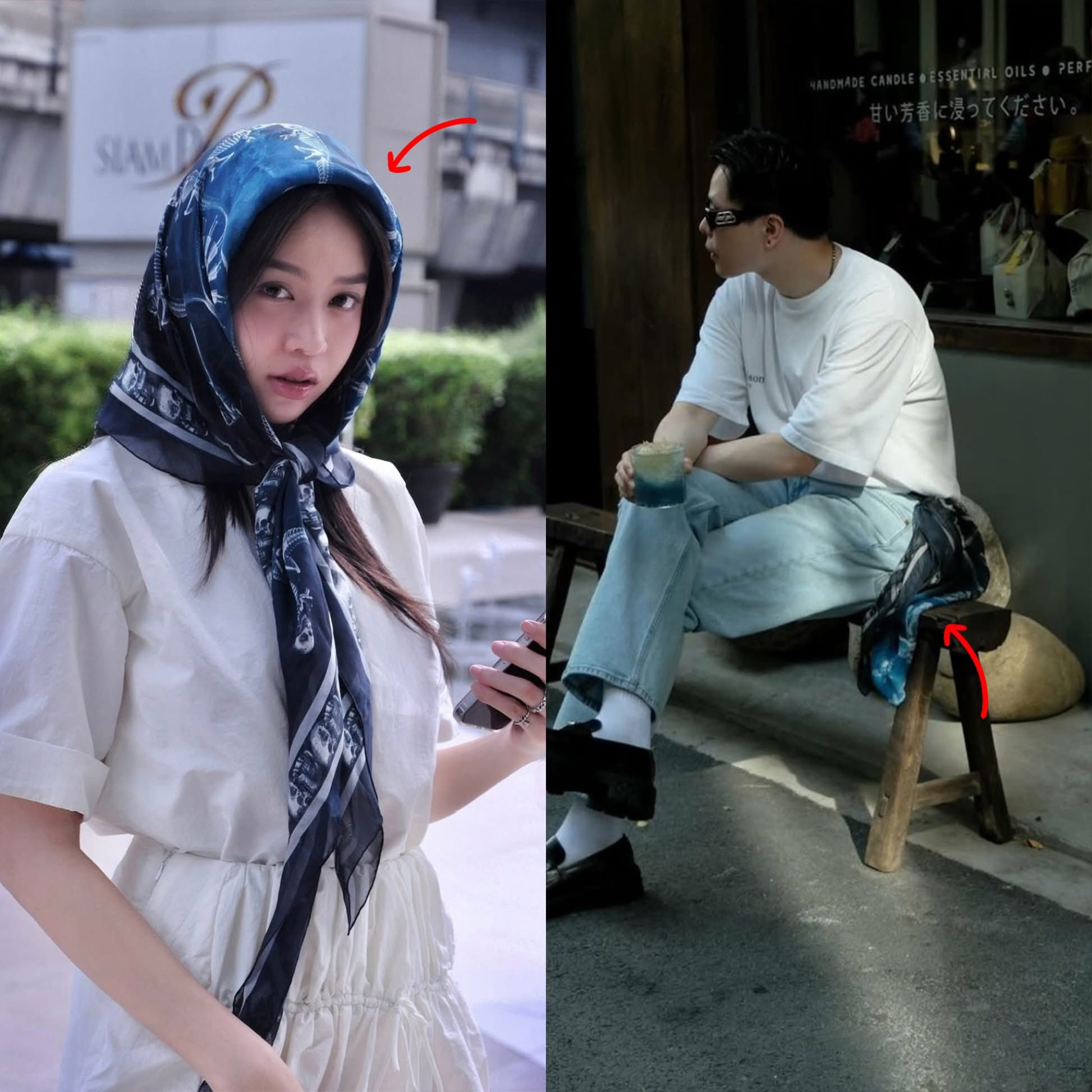 Khăn, nhẫn, áo đôi của Thanh Thủy và Trịnh Thăng Bình