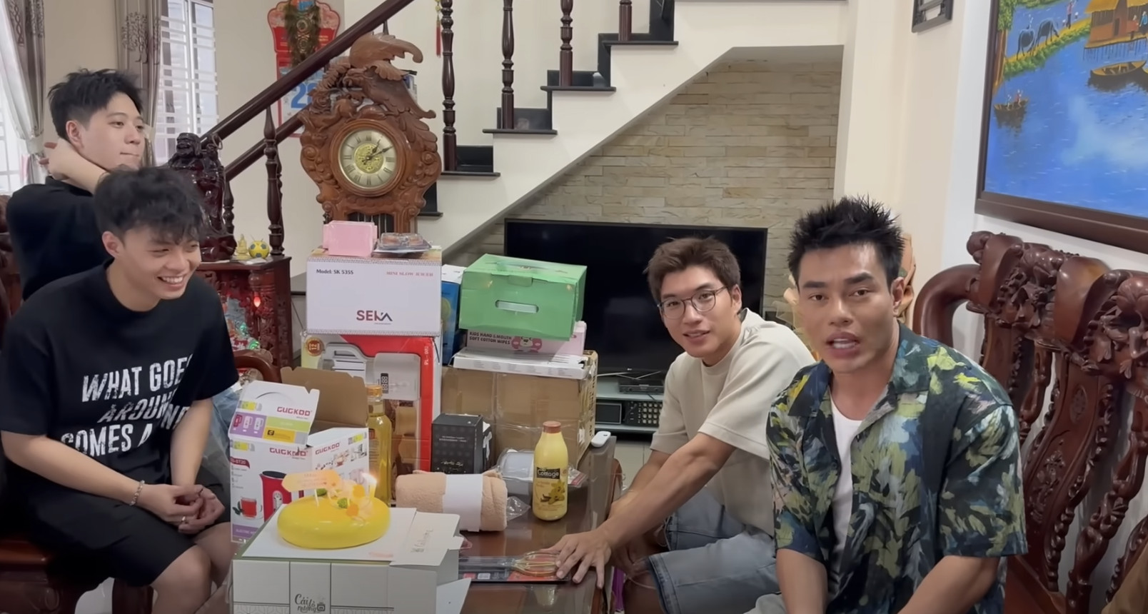 Hình ảnh ngôi nhà gia đình Hieuthuhai