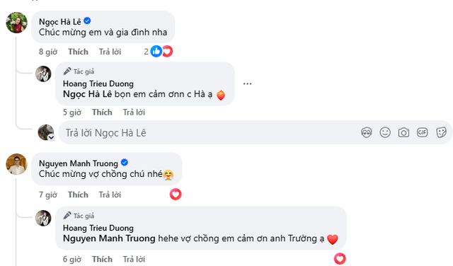 Sao nam Vbiz và vợ yêu 9 năm thông báo có con sau 7 tháng kết hôn- Ảnh 2. Nhiều bạn bè, sao Việt gửi lời chúc mừng