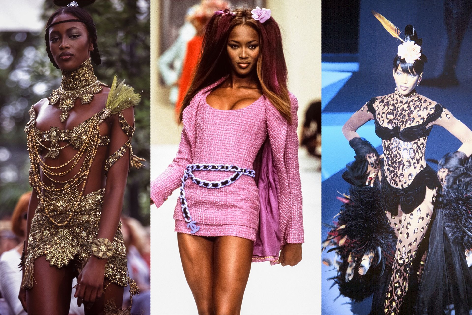 Naomi Campbell - biểu tượng thời trang thập niên 1990