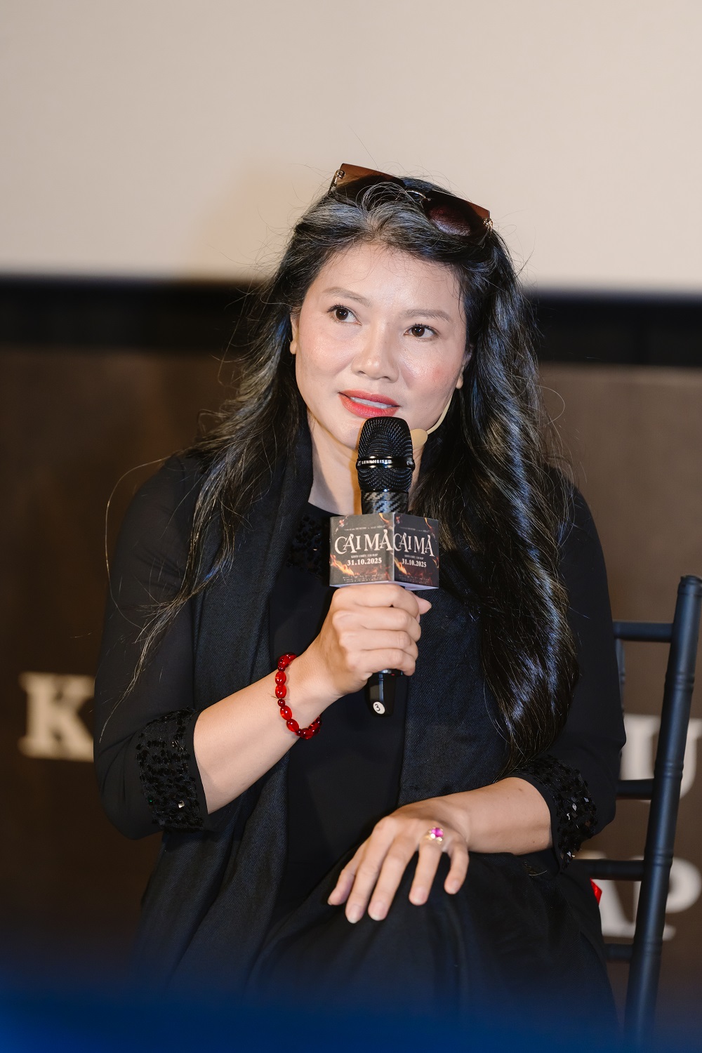 Kiều Trinh vai cô Tư Chánh trong Cải mả Diễn viên Kiều Trinh trong vai cô Tư Chánh