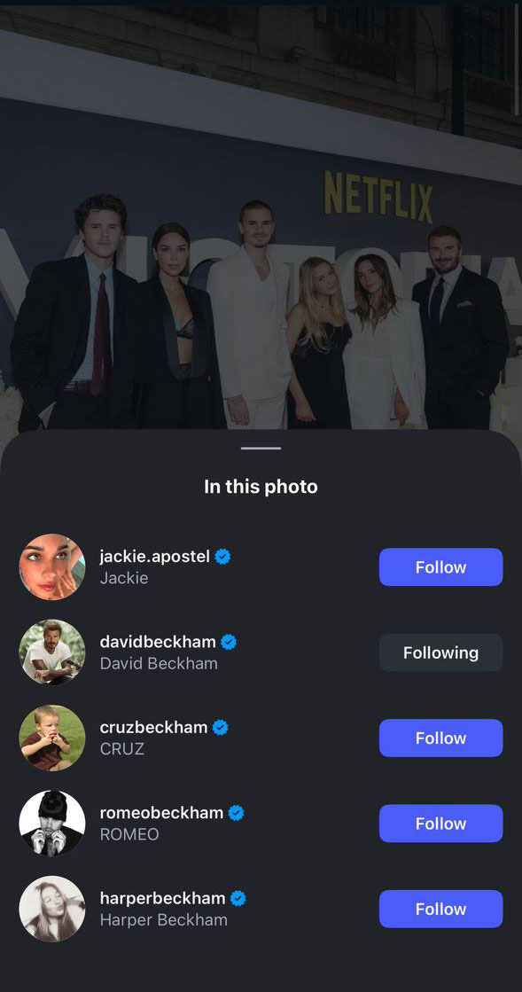 Nhà Beckham chấp nhận từ bỏ con trai cả- Ảnh 2. Victoria không tag con trai đầu lòng