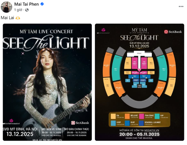 Mai Tài Phến công khai tình cảm với Mỹ Tâm