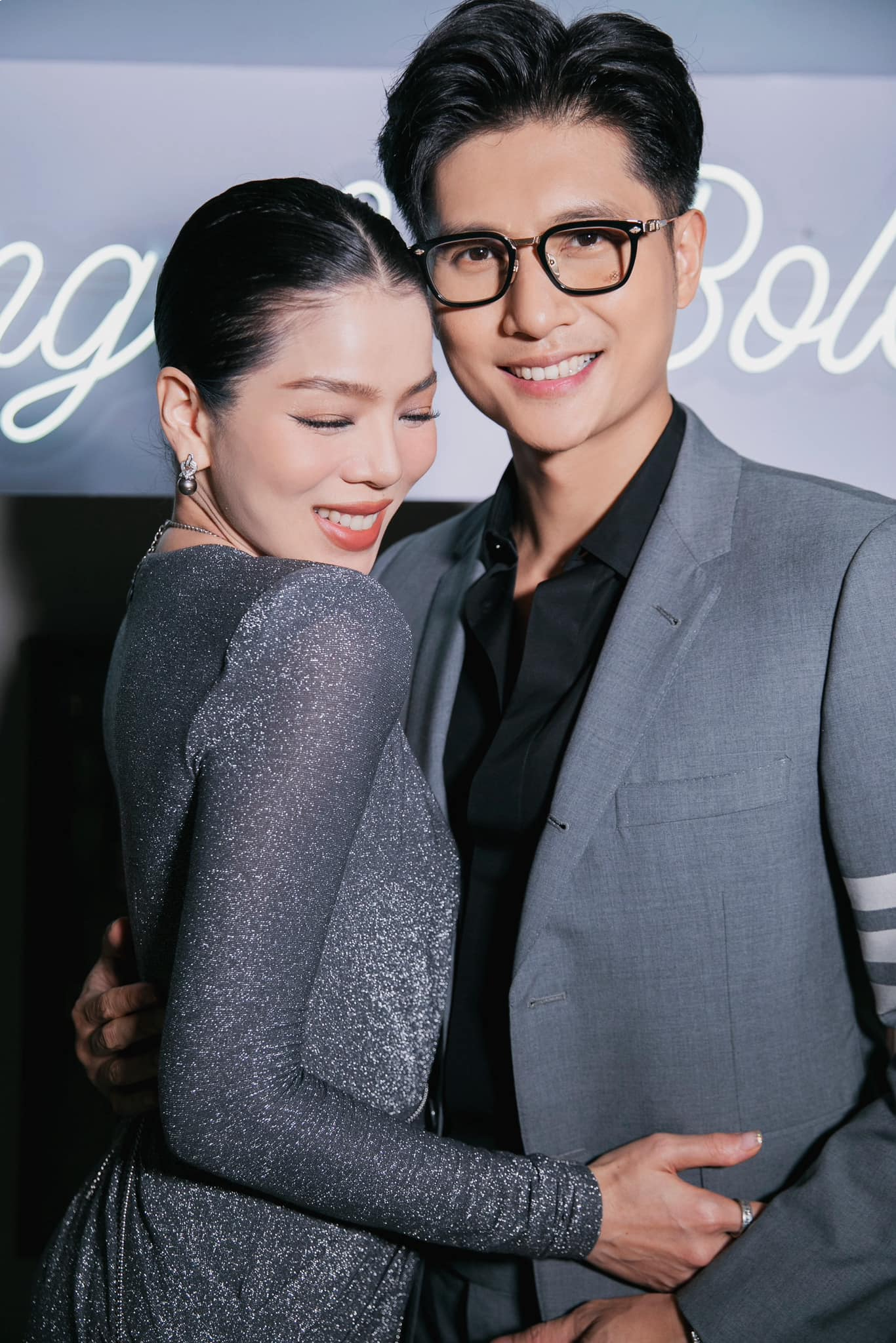 Lâm Bảo Châu và bạn gái - ca sĩ Lệ Quyên