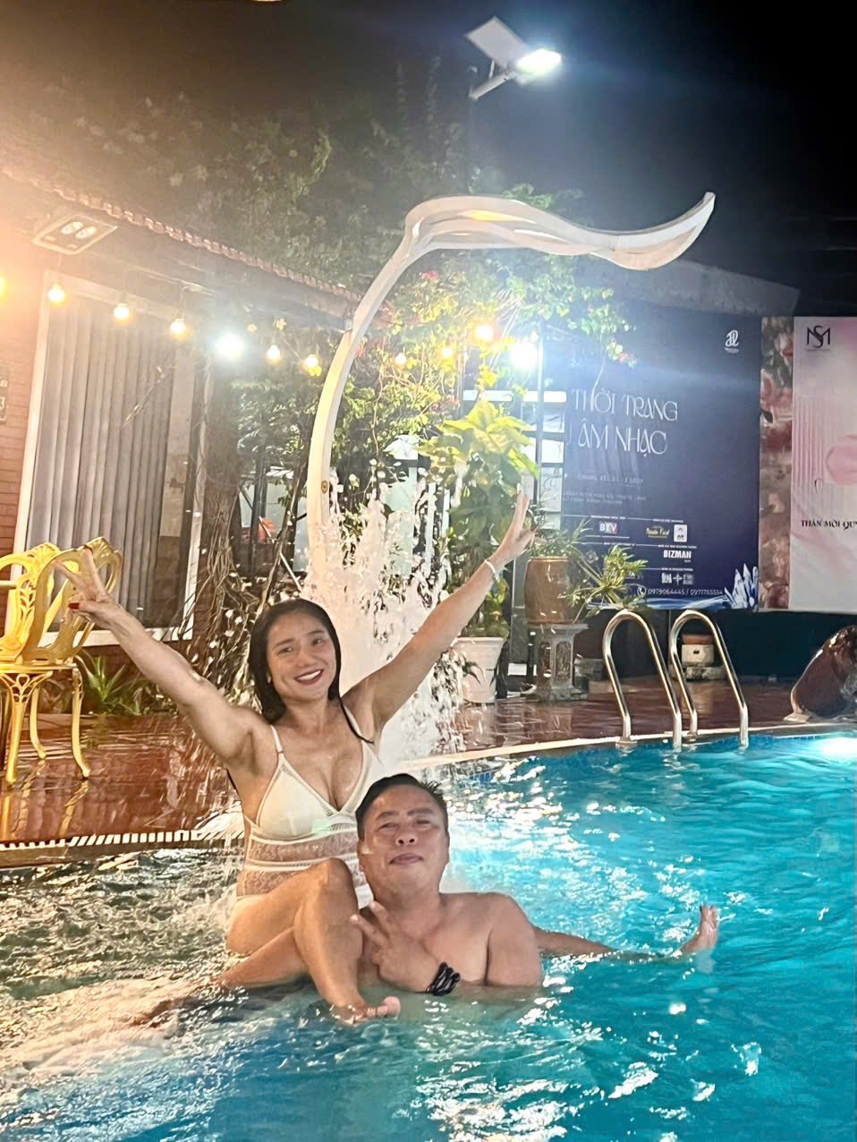 NSƯT Cát Tường tận hưởng cuộc sống bên con gái NSƯT Cát Tường vui chơi cùng người thân