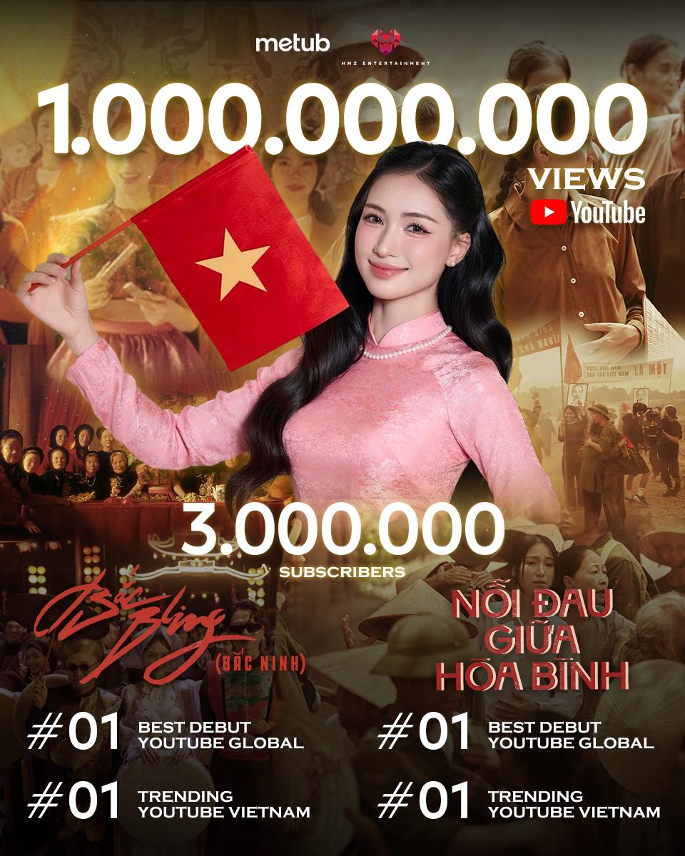 Hòa Minzy trên nền nhạc Việt với Bắc Bling và Nỗi Đau Giữa Hòa Bình