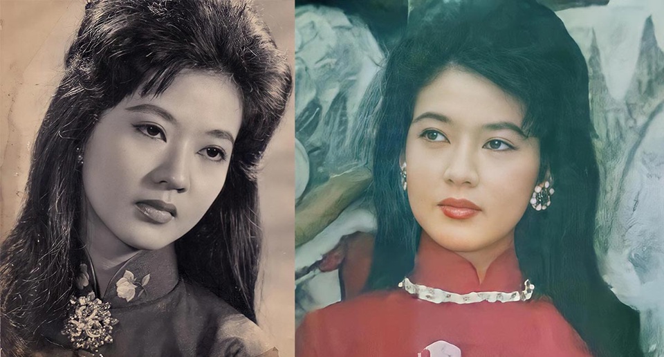 Thanh Nga diễn xuất trên sân khấu cải lương