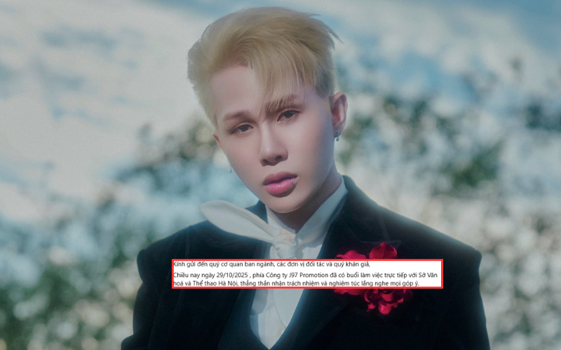 Jack xin lỗi vụ hát nhạc phản cảm chưa được kiểm duyệt: Đã làm việc trực tiếp với Sở VHTT Hà Nội- Ảnh 1.