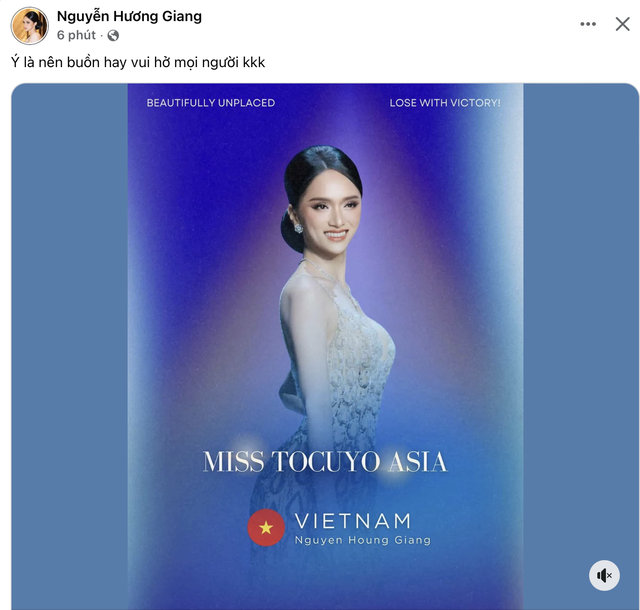 Thái độ lạc quan của Hương Giang khi nhận danh hiệu Miss Tocuyo