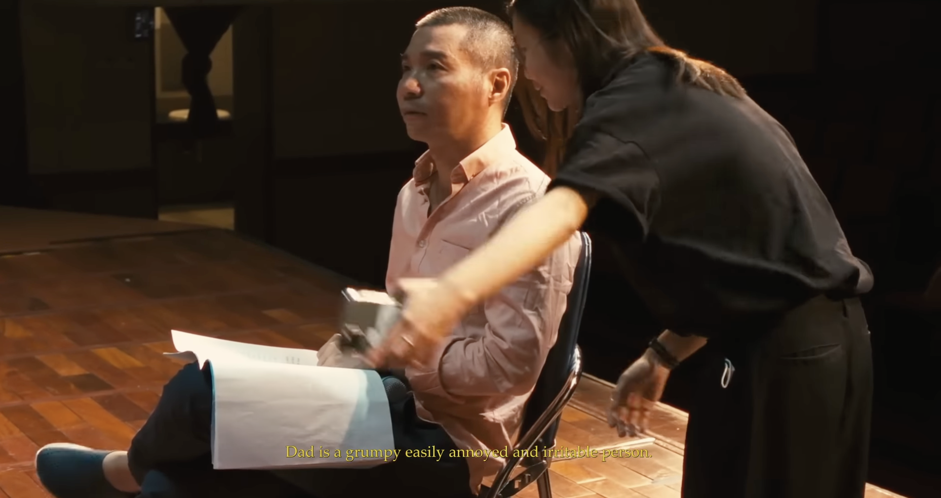 Nghệ sĩ Công Lý trò chuyện cùng con gái