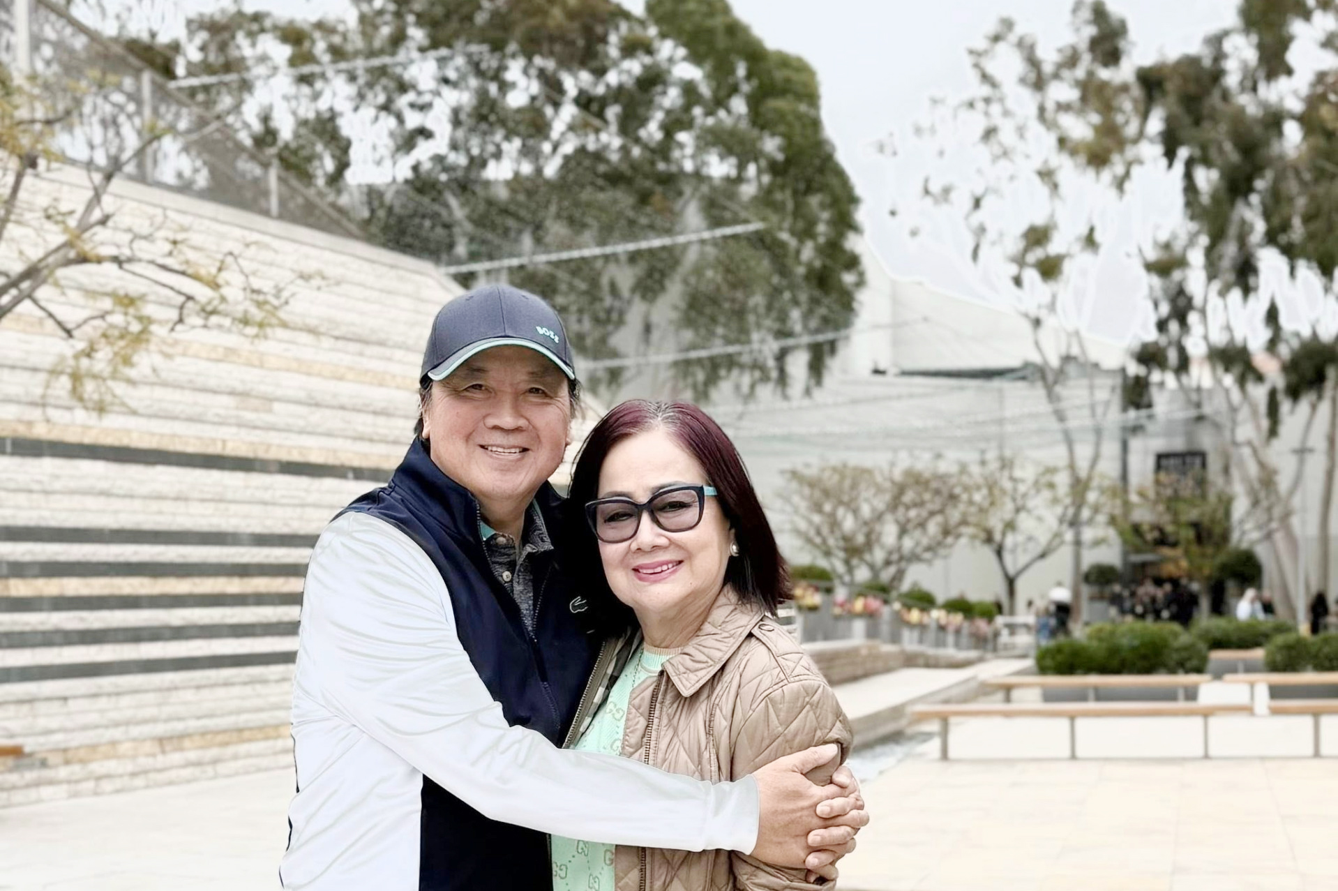 Bảo Quốc và vợ trong cuộc sống hôn nhân lâu dài