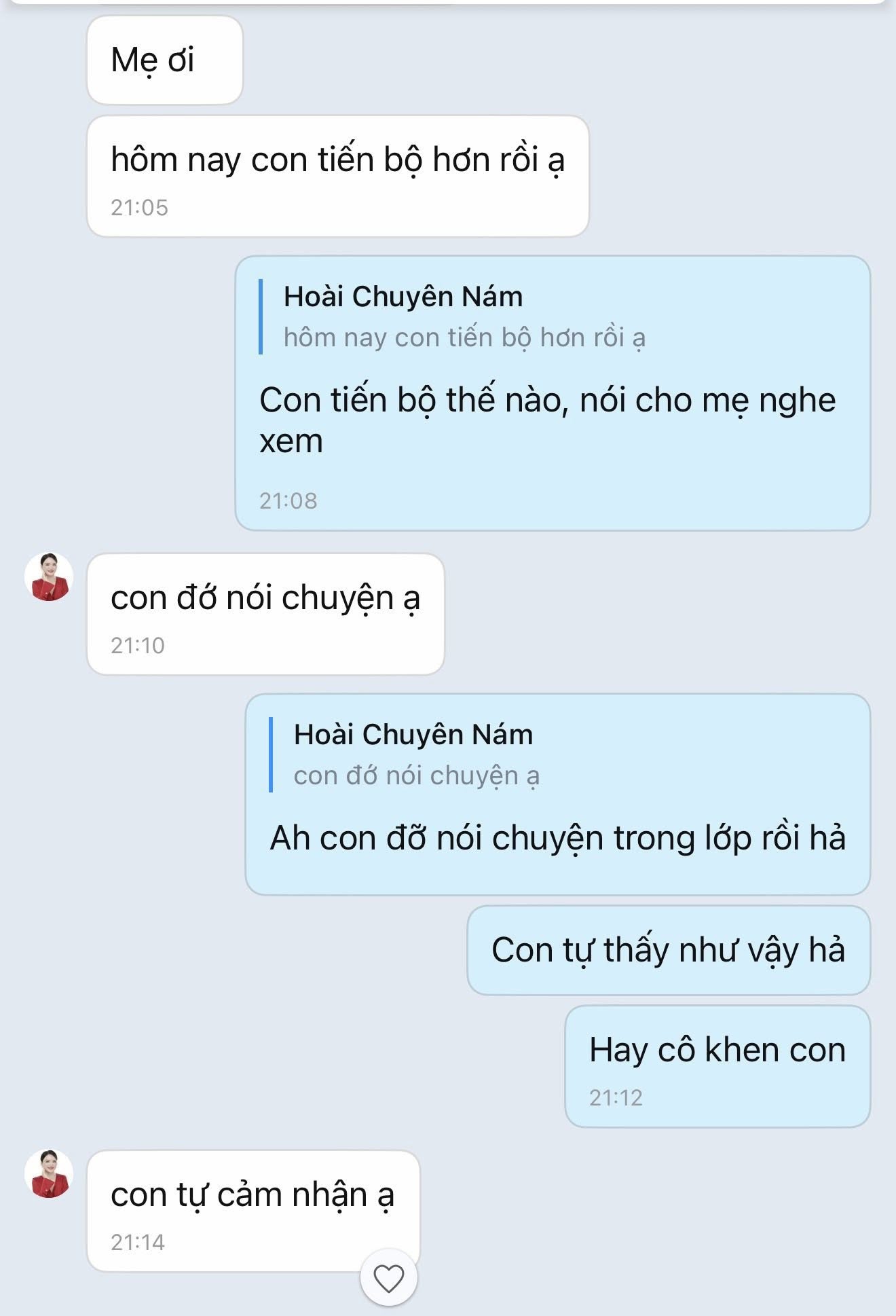 Đoạn tin nhắn gây bão của Hoà Minzy và con trai Tin nhắn bé Bo với mẹ Hoà Minzy