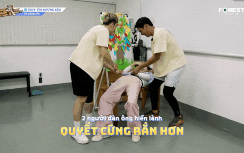 Lan Ngọc từng ăn vạ, chỉ thẳng Liên Bỉnh Phát và Quang Tuấn nói: '1 người có bồ, 1 người có vợ' nên không dám đụng chạm xé bảng tên cô Khoảnh khắc hài hước trong Running Man Việt Nam