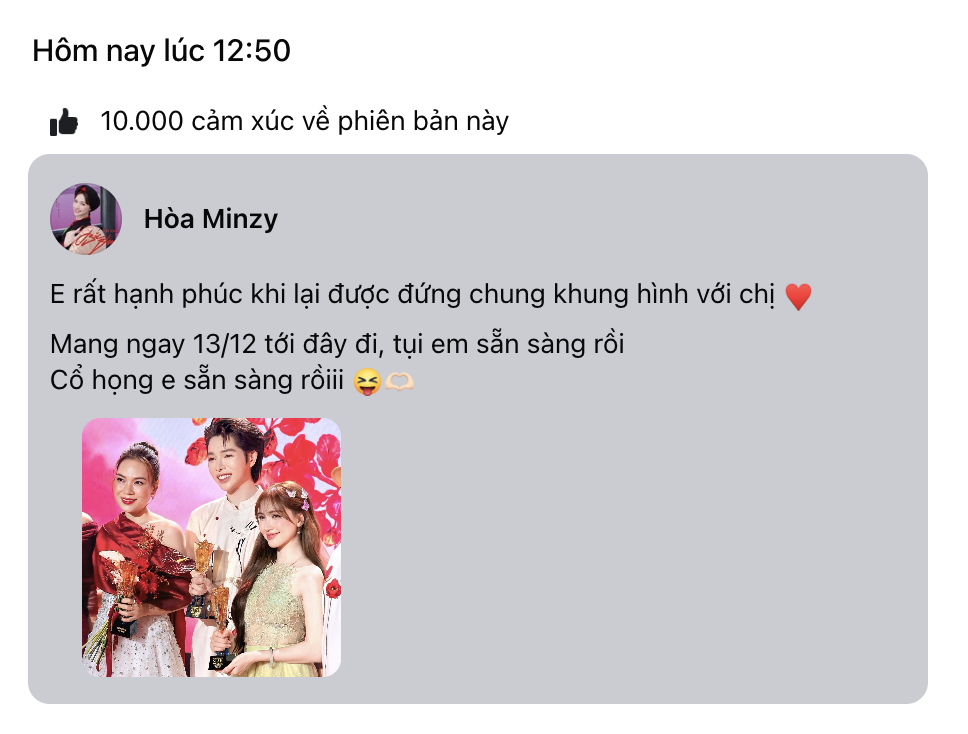 Chỉnh sửa bài viết đúng ngày concert