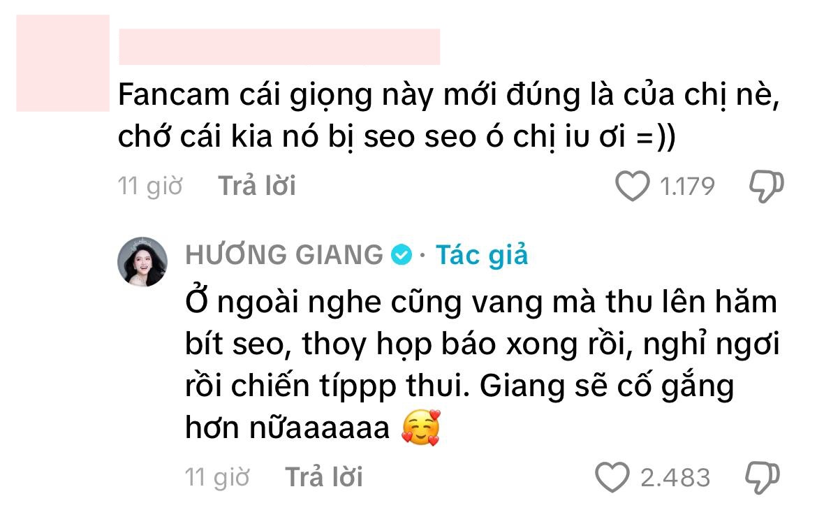Hương Giang bày tỏ khó hiểu khi xem clip thực tế so với lên sóng