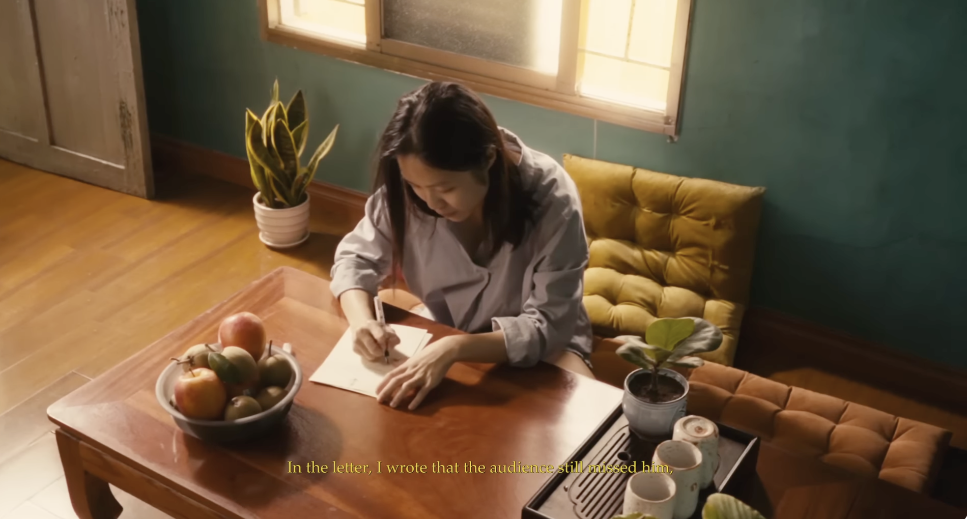 Thư động viên của Thục Anh gửi cho bố