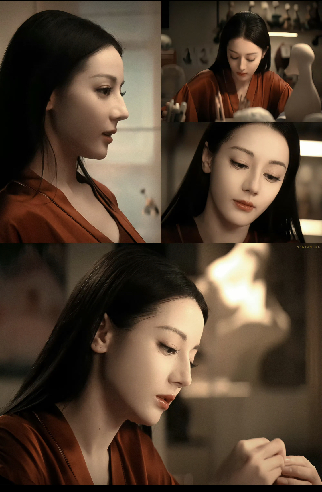 Gương mặt thanh tú của Địch Lệ Nhiệt Ba