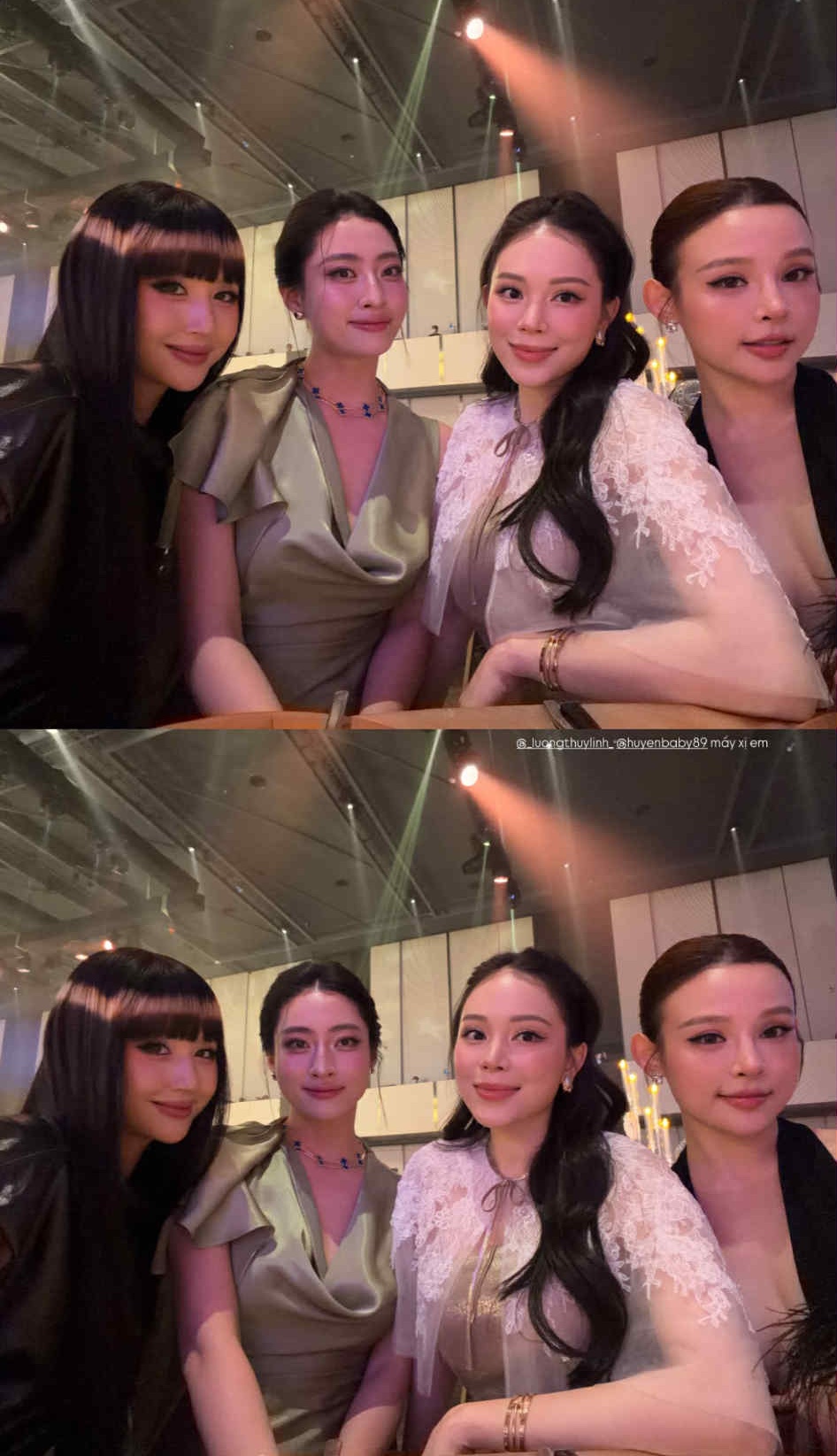 Huyền Baby và bạn bè tại tiệc cưới Huyền Baby và hội bạn thân tại đám cưới